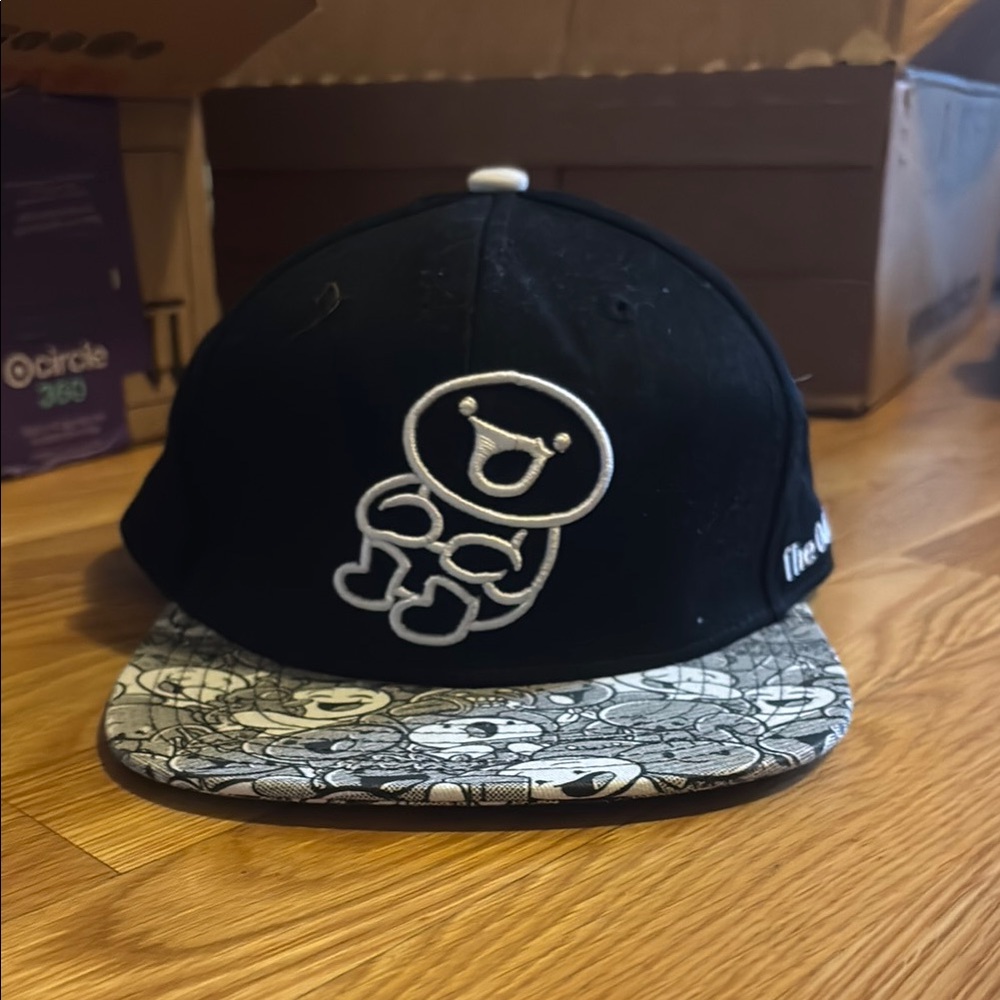 Black and White TheOdd1sOut Graphic Baseball Cap